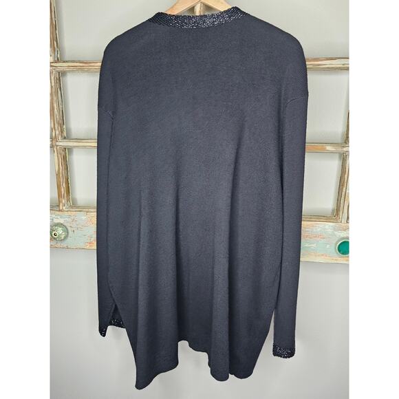 Cardigan Colette Mordo for Sadimara long style with beading size 3X - Picture 2 of 12